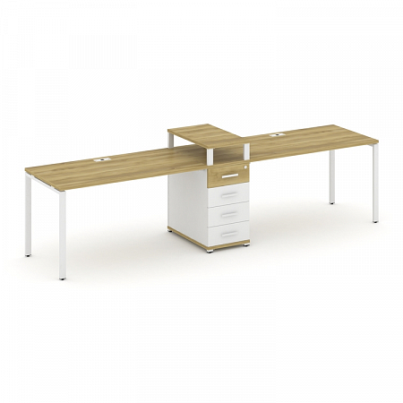 Бенч-система на 2 места с 1 опорной тумбой Concept CN.ORS-419