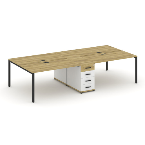 Бенч-система на 4 места с 1 опорной тумбой Concept CN.DRS-419 фото 6