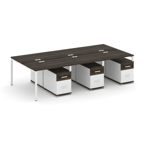 Бенч-система на 6 мест с 3 опорными тумбами Concept CN.DRS-353 фото 10