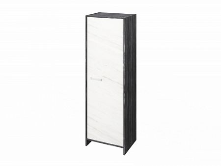 Шкаф для одежды FI-621.G. Древесина Графит/Мрамор Леванто белый