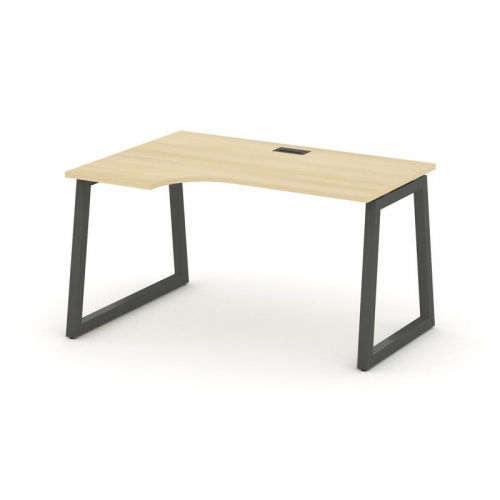 Style Project Стол рабочий эргоном. SN-5T1.SPA-012(L) Акация Лорка/Металл Антрацит/Заглушка Пластик фото 28