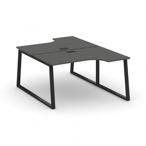 Style Project Рабочая станция эргоном. SN-6T1.DRPA-022 Акация Лорка/Металл Антрацит/Заглушка Пластик фото 7