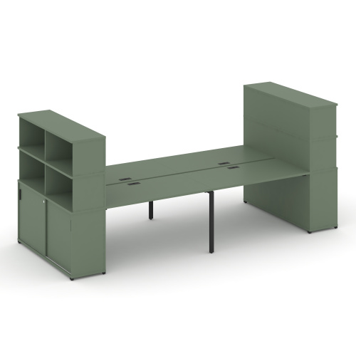 Бенч-система с опорными шкафами-купе Concept CN.DRS-287