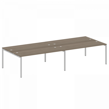 Бенч-система на 4 места на П-обр. м/к Metal System Quattro 40БП.СМ-4.5 