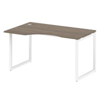 Стол криволинейный левый на О-обр. м/к Metal System Quattro 40БО.СА-2 (L)